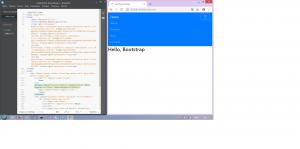 Отчёт от 1232 за Bootstrap-4 первые шаги / Верная навигация