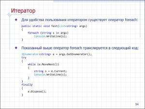 Отчёт от 1232 за Итератор / Итератор. Один метод вместо классов.