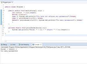 Отчёт от 1232 за J3. Ввод / READ - Консольные аргументы
