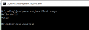 Отчёт от 12516 за J1. Запуск / START - Платформа Java