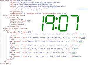 Отчёт от 12574 за WPF Clocks / Цифровые часы. Запуск.