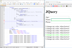 Отчёт от 1295 за Знакомство с jQuery / События и их методы