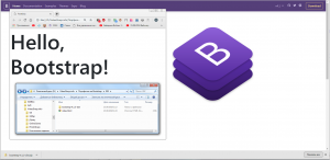 Отчёт от 1295 за Портфолио на Bootstrap / Начало - подключение bootstrap
