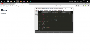 Отчёт от 13131 за Знакомство с jQuery / Синтаксис и простейший пример