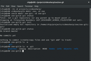 Отчёт от 13417 за Система Git / git init