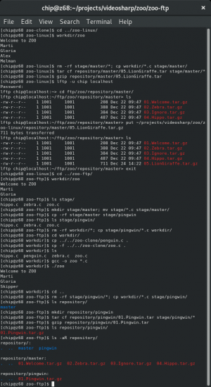 Отчёт от 13417 за Система Git / pingwin