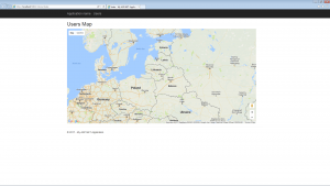 Отчёт от 13540 за ASP.NET и GMaps / Карта на сайте
