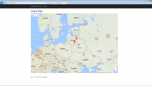 Отчёт от 13540 за ASP.NET и GMaps / Маркеры на карте