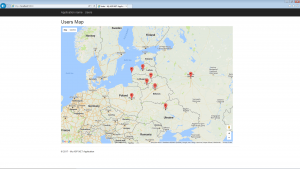 Отчёт от 13540 за ASP.NET и GMaps / География формулистов