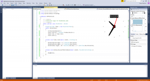 Отчёт от 13540 за WPF Clocks / Стрелочные часы