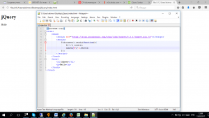 Отчёт от 13609 за Знакомство с jQuery / Синтаксис и простейший пример