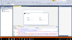 Отчёт от 13665 за Простой WPF  / WPF. Конвертер валюты. Макет программы