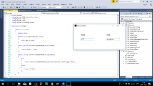 Отчёт от 13665 за Простой WPF  / WPF. Конвертер валюты. Класс конвертации.
