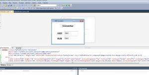 Отчёт от 14831 за Простой WPF  / WPF. Конвертер валюты. Макет программы