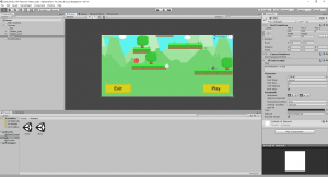 Отчёт от 15482 за Платформер на Unity / 2. Меню