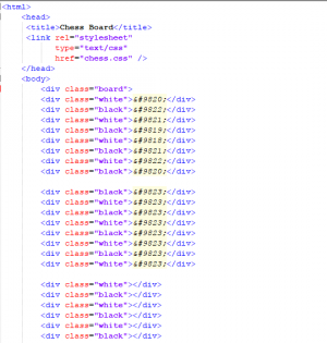 Отчёт от 15994 за НаноШахматы / HTML - Фигуры на Доске