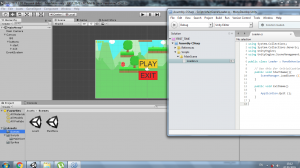 Отчёт от 16246 за Платформер на Unity / 2. Меню