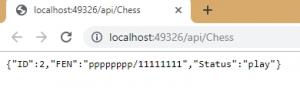 Отчёт от 16259 за Шахматы по сети / Сервер. Новая игра на JSON