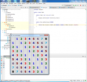 Отчёт от 16457 за Java Sweeper / Игровая координата