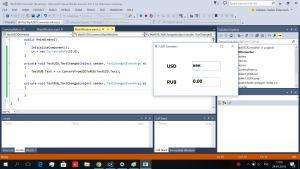 Отчёт от 16516 за Простой WPF  / WPF. Конвертер валюты. Класс конвертации.