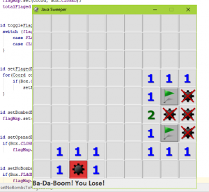 Отчёт от 16548 за Java Sweeper / Открываем карты