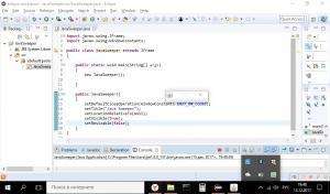 Отчёт от 16653 за Java Sweeper / Закрытие на выходе