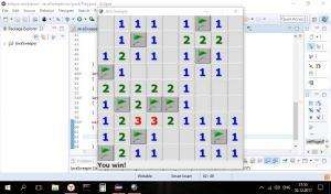 Отчёт от 16653 за Java Sweeper / День Победы!
