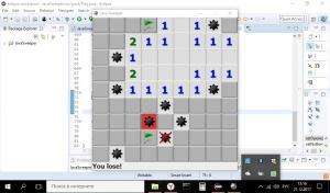 Отчёт от 16653 за Java Sweeper / Открываем карты