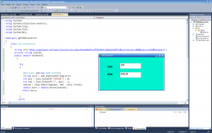 Отчёт от 1710 за Простой WPF  / WPF. Конвертер валюты. Курс валют в JSON.