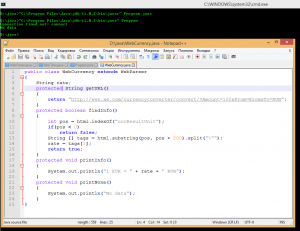 Отчёт от 17255 за Template method / Template Method - Web Parser - Currency
