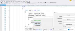 Отчёт от 17334 за Entity Framework / Добавление - Извлечение