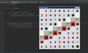 Отчёт от 17425 за Java Sweeper / Игровая координата