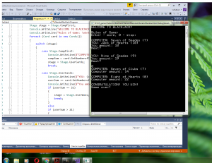 Отчёт от 17606 за Iterator / Iterator - BlackJack - Play game