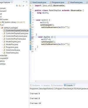 Отчёт от 17608 за MVC шаблон / MVC - Counter - ControllerDuplex
