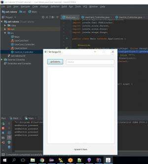 Отчёт от 17608 за MVC и JavaFX / View - Запуск JavaFX Application