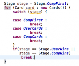 Отчёт от 17947 за Iterator / Iterator - BlackJack - Stages