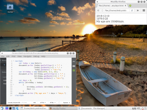Отчёт от 17947 за Игры на JavaScript / Сколько мне дней