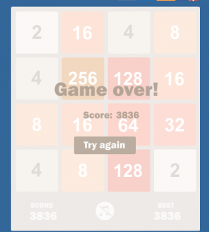 Отчёт от 18626 за Нано-игры / VIP урок. Игра 2048