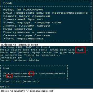 Отчёт от 18688 за SQL: ничего лишнего / Select начало