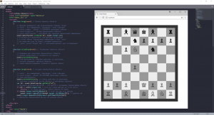Отчёт от 18783 за НаноШахматы / JavaScript - Я тебя съем!