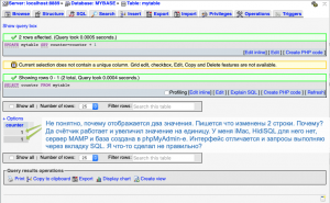 Отчёт от 18981 за Весёлая семейка Web-Мастера / MySQL