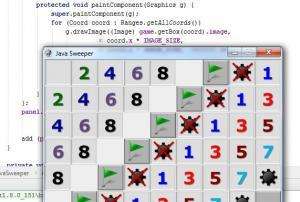 Отчёт от 1901 за Java Sweeper / Игровая координата
