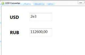 Отчёт от 1901 за Простой WPF  / WPF. Конвертер валюты. Класс конвертации.