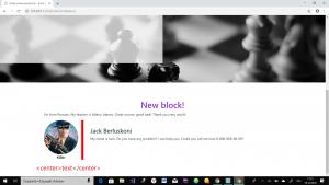 Отчёт от 19475 за Bootstrap-4 первые шаги / Об авторе - отступы, цвета, закругления