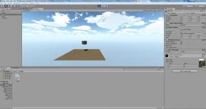 Отчёт от 1953 за Unity 3D / Первая сцена