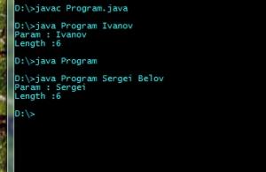 Отчёт от 19870 за J3. Ввод / READ - Консольные аргументы