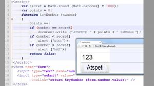 Отчёт от 19991 за Игры на JavaScript / Угадай число