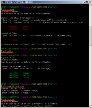 Отчёт от 20071 за Система Git / hippo git fetch pull
