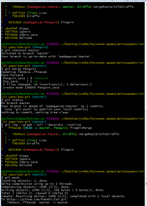 Отчёт от 20082 за Система Git / remote merge