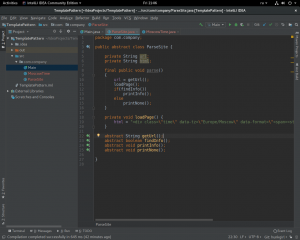 Отчёт от 20122 за Template method / Template Method - Web Parser - Abstract